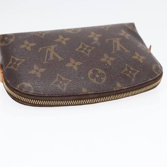 LOUIS VUITTON Monogram Pochette Cosmetic PM Cosmetic Pouch M47515 LV Auth 90622 - Picture 5 of 16